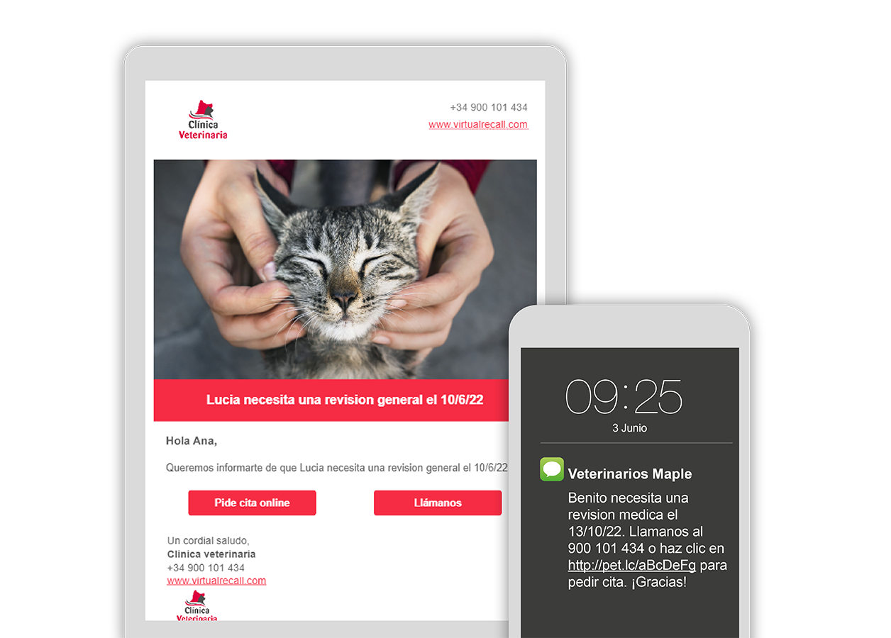Recordatorios de revisiones médicas