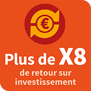 Plus de X8 de retour sur investissement