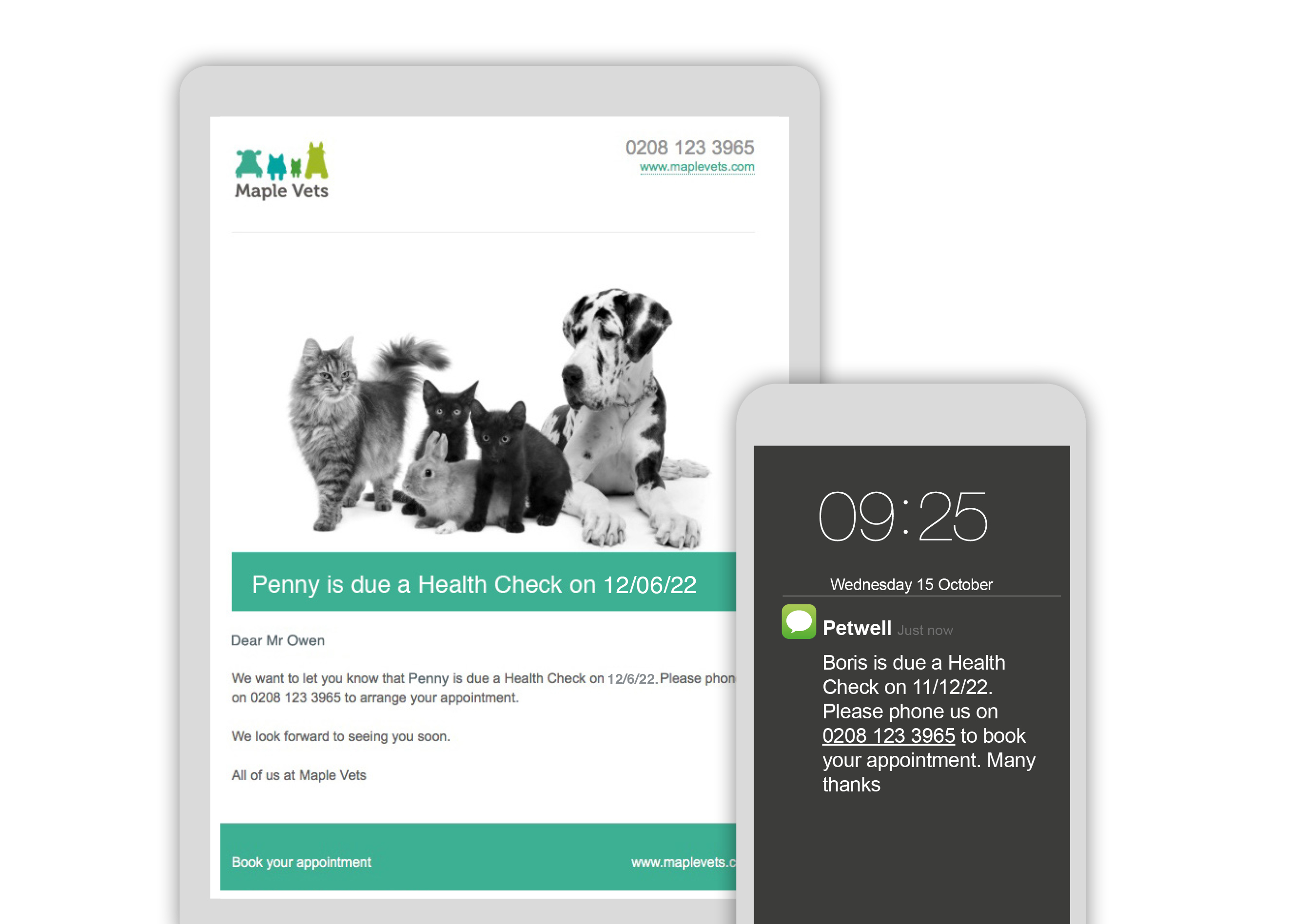 Health check reminders